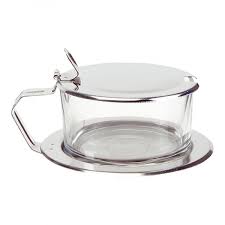 Fromagère Inox/verre - 7 cm